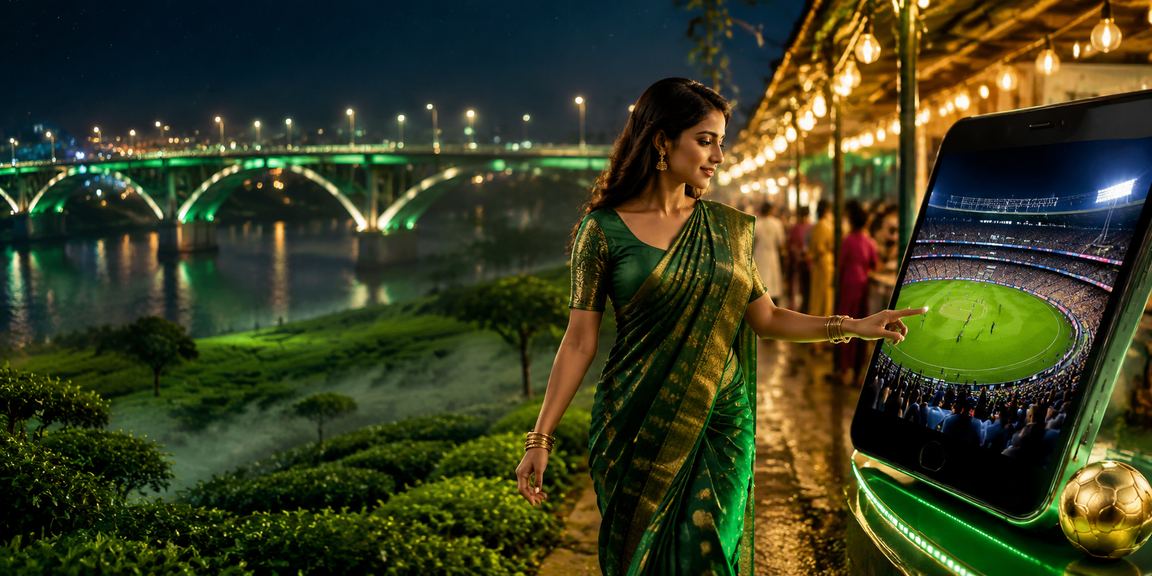 রাজশাহীতে চা বাগানে মোবাইলে aa 77 হাই রোলার ব্যবহার